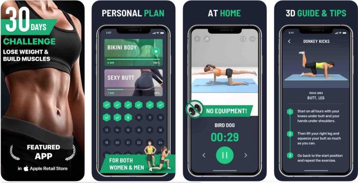 Workout routine app