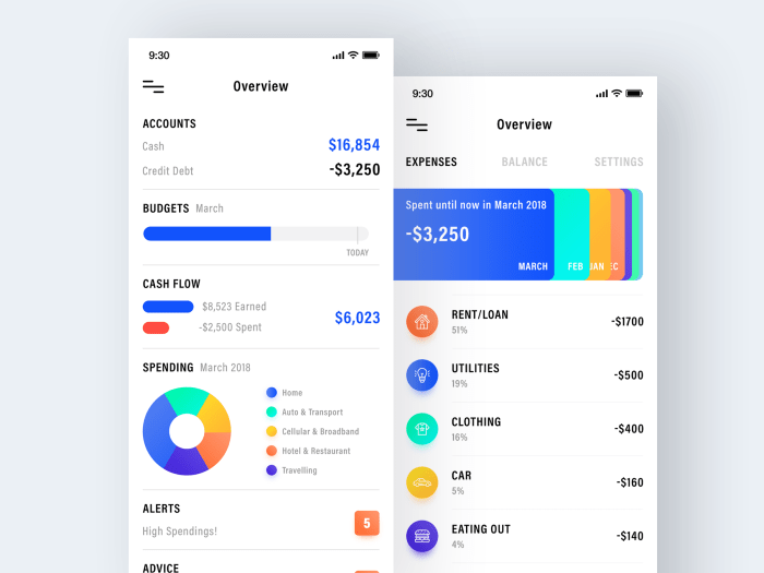 Spending tracker app