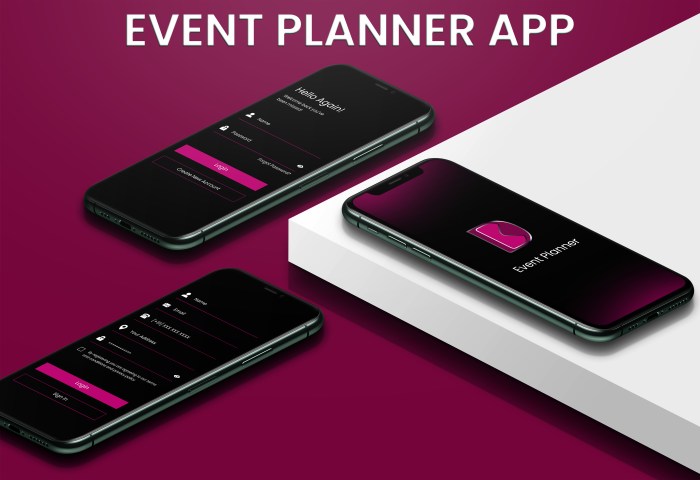 Event organizer app