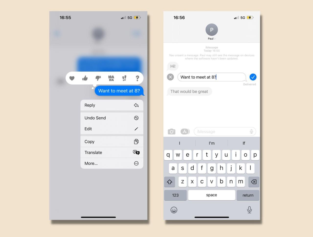 iPhone users can now edit and unsend text messages (but only to other ... iPhone users can now edit and unsend text messages (but only to other ...